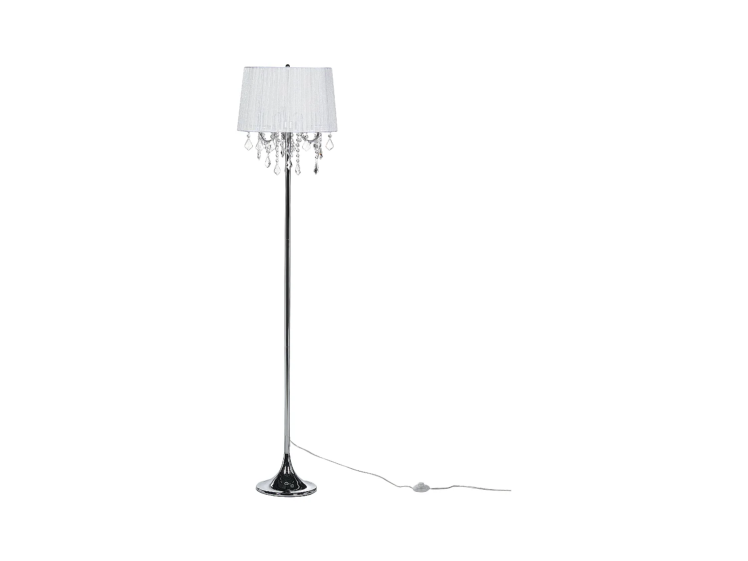 Lampadaire EVANS Métal Blanc