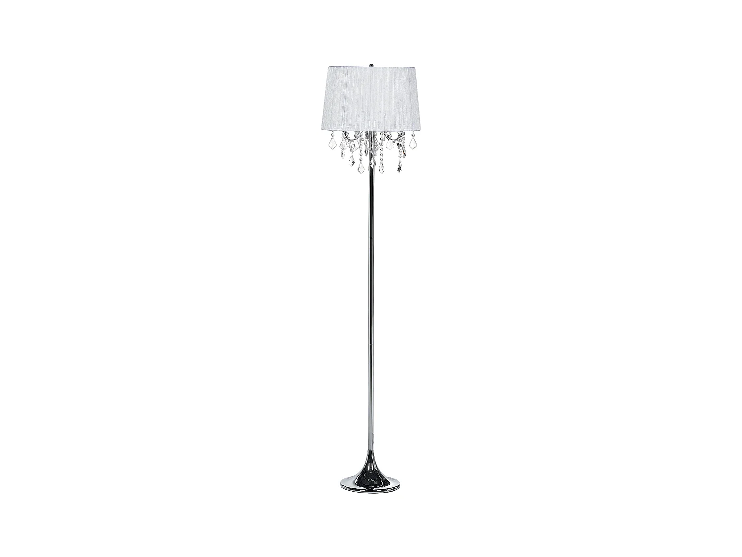 Lampadaire EVANS Métal Blanc
