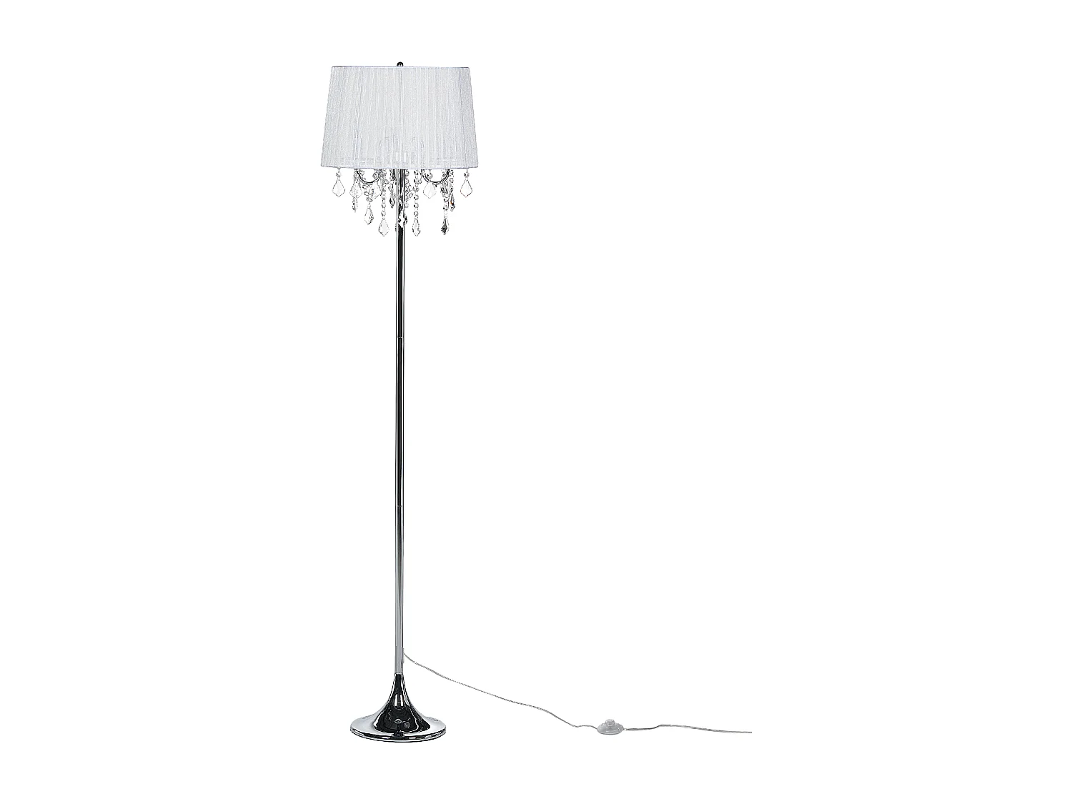 Lampadaire EVANS Métal Blanc