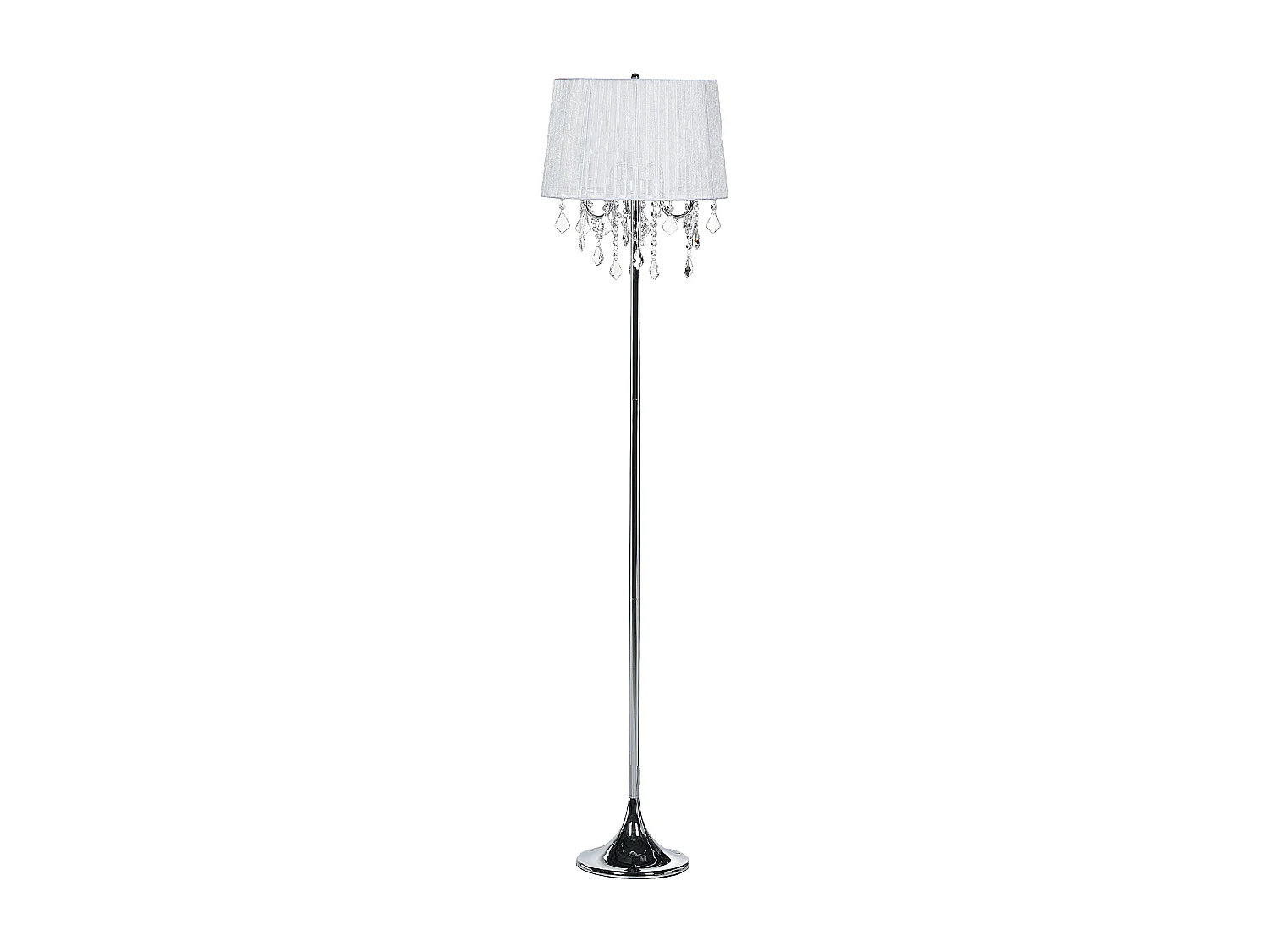 Staande lamp EVANS Metaal Wit