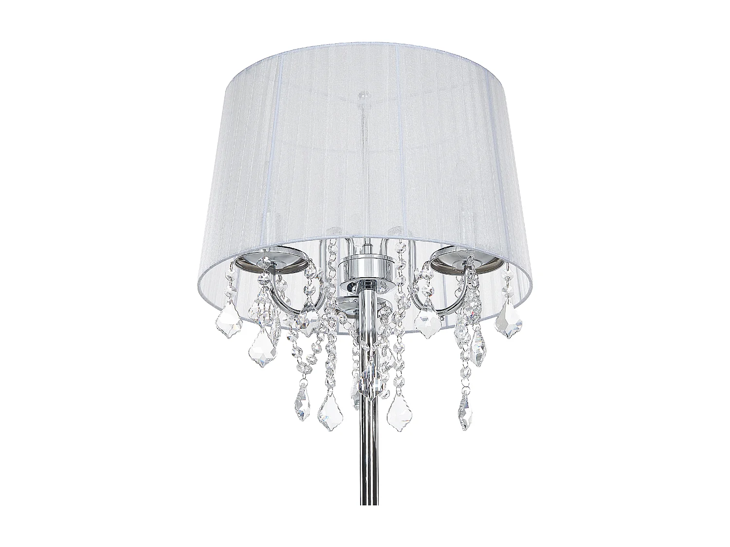 Staande lamp EVANS Metaal Wit