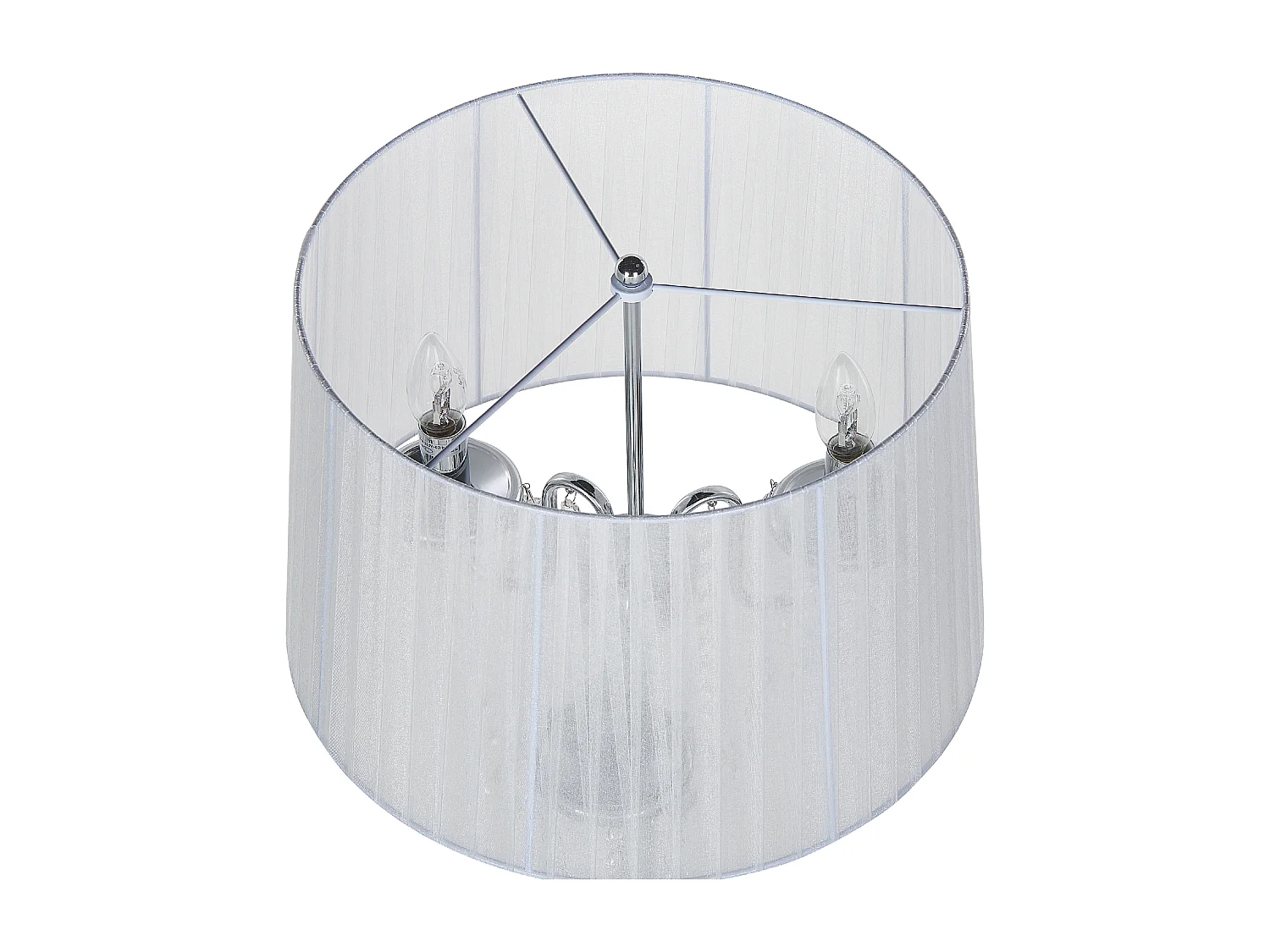 Staande lamp EVANS Metaal Wit