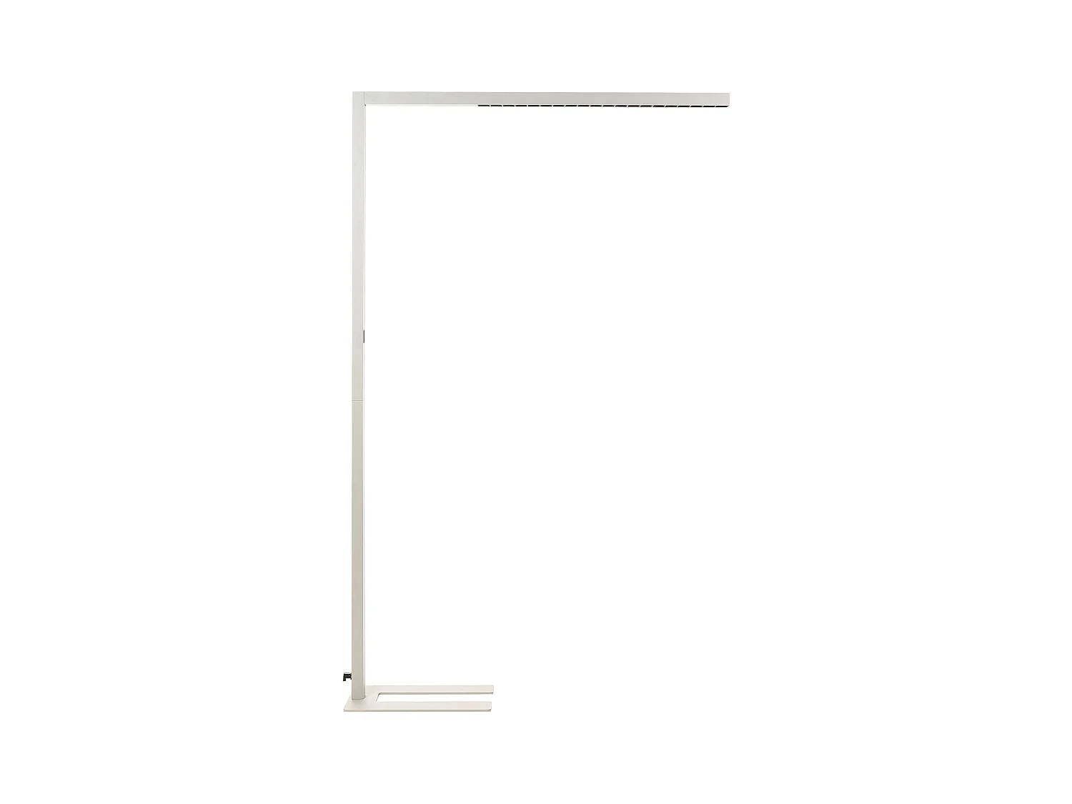 Lampadaire LED MENSA Avec détecteur de mouvement Métal Argenté