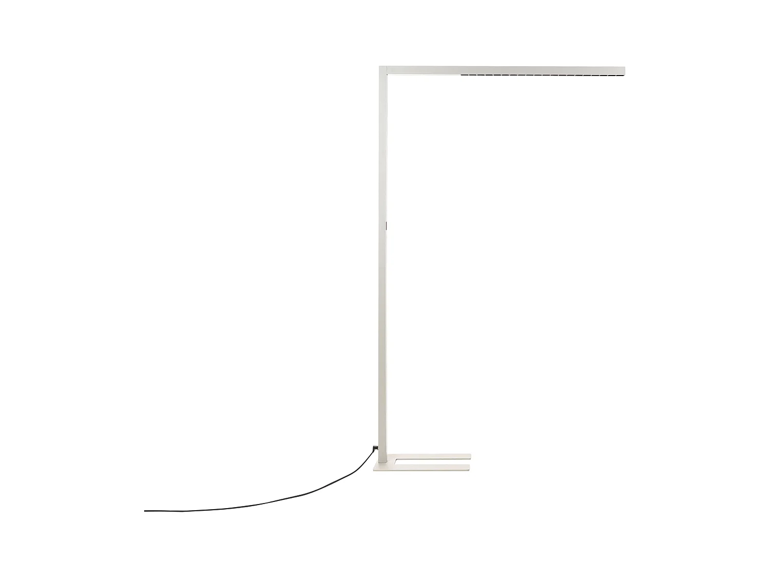 LED staande lamp MENSA Met bewegingssensor Metaal Zilver