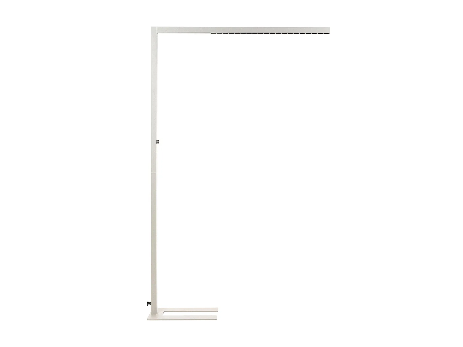 LED Stehlampe MENSA mit Bewegungsmelder Metall Silber