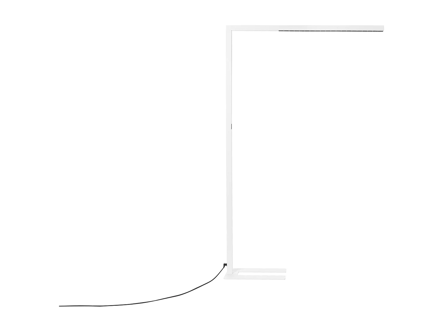 Candeeiro de pé LED MENSA Com sensor de movimento Metal Branco