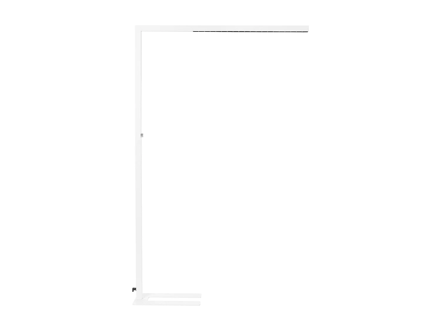 LED Stehlampe MENSA mit Bewegungsmelder Metall Weiss