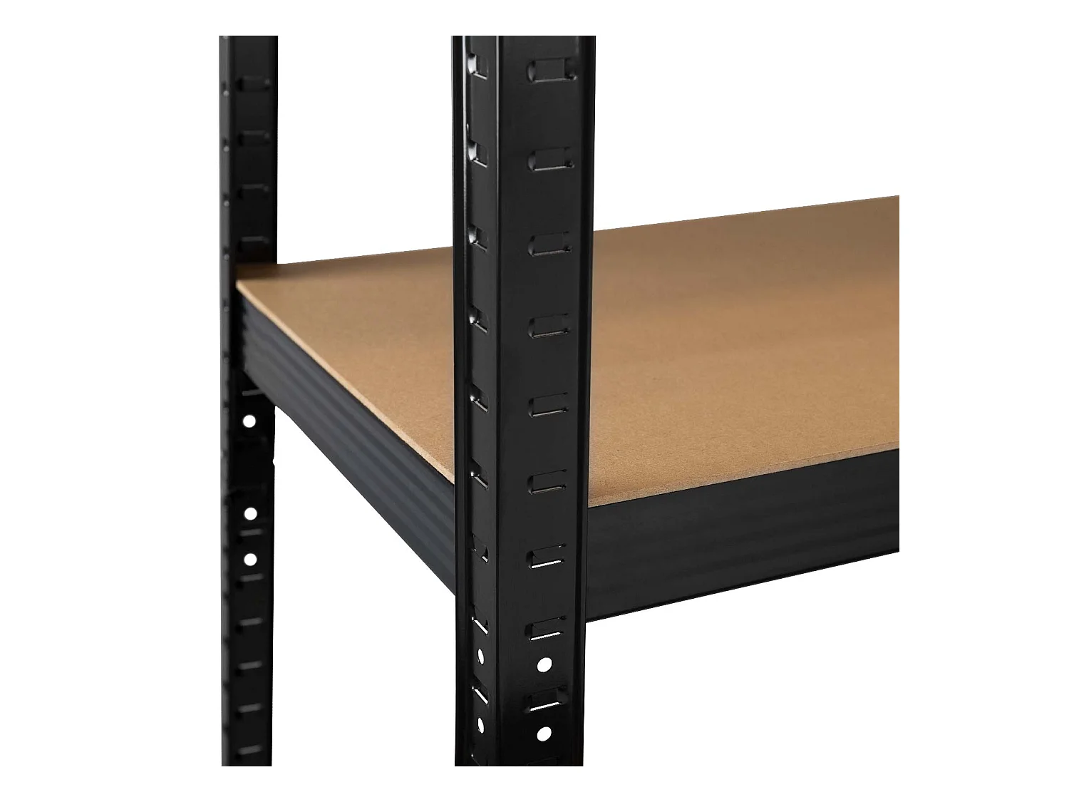 MegaPack 10 Scaffali modulari neri con 5 ripiani regolabili 180x90x40cm 875Kg 7house