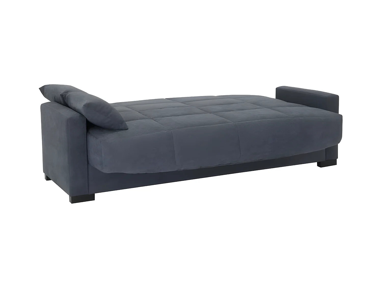 Schlafsofa Clic Clac 3-Sitzer Anthrazitgrau im zeitgenössischen Stil