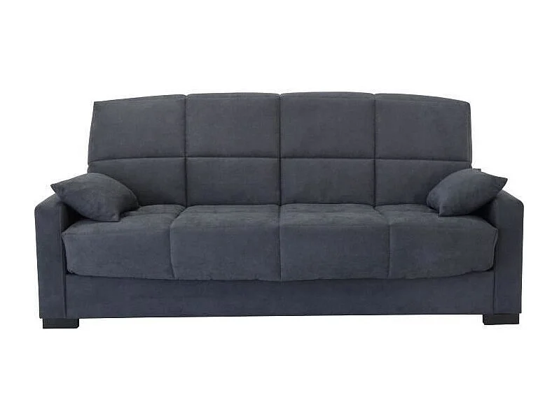 Banquette clic clac 3 places - tissu gris anthracite - Style contemporain - L223