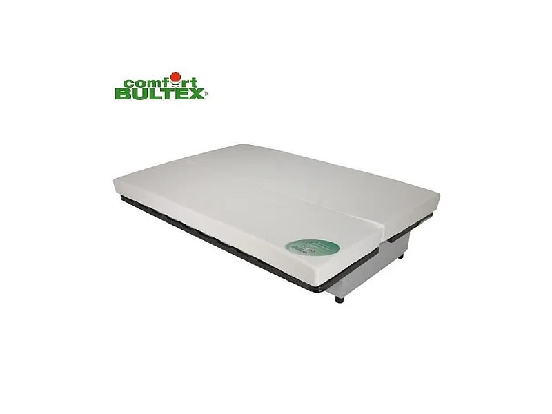 BEIJA Banquette clic-clac 3 places - Comfort BULTEX - L 192 x P 95 cm - Tissu noir