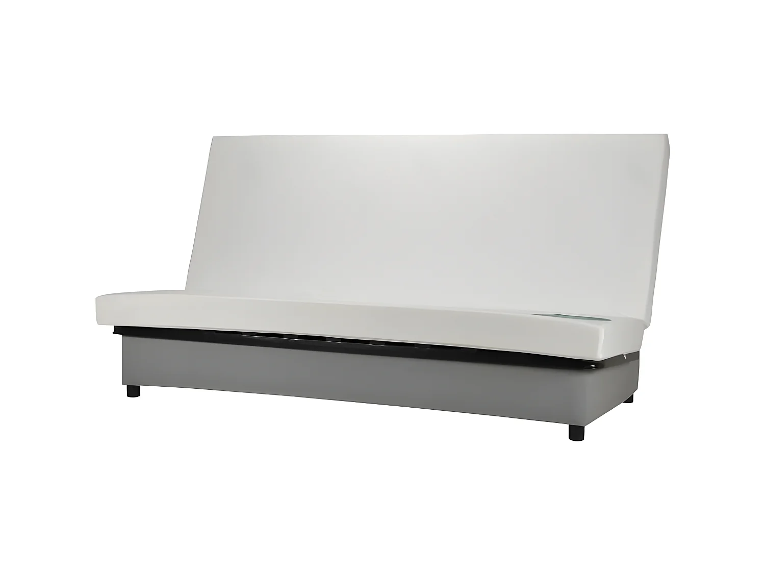 Sofá Cama Clic-Clac 3 Plazas Gris - Confort BULTEX - Fabricación Francesa