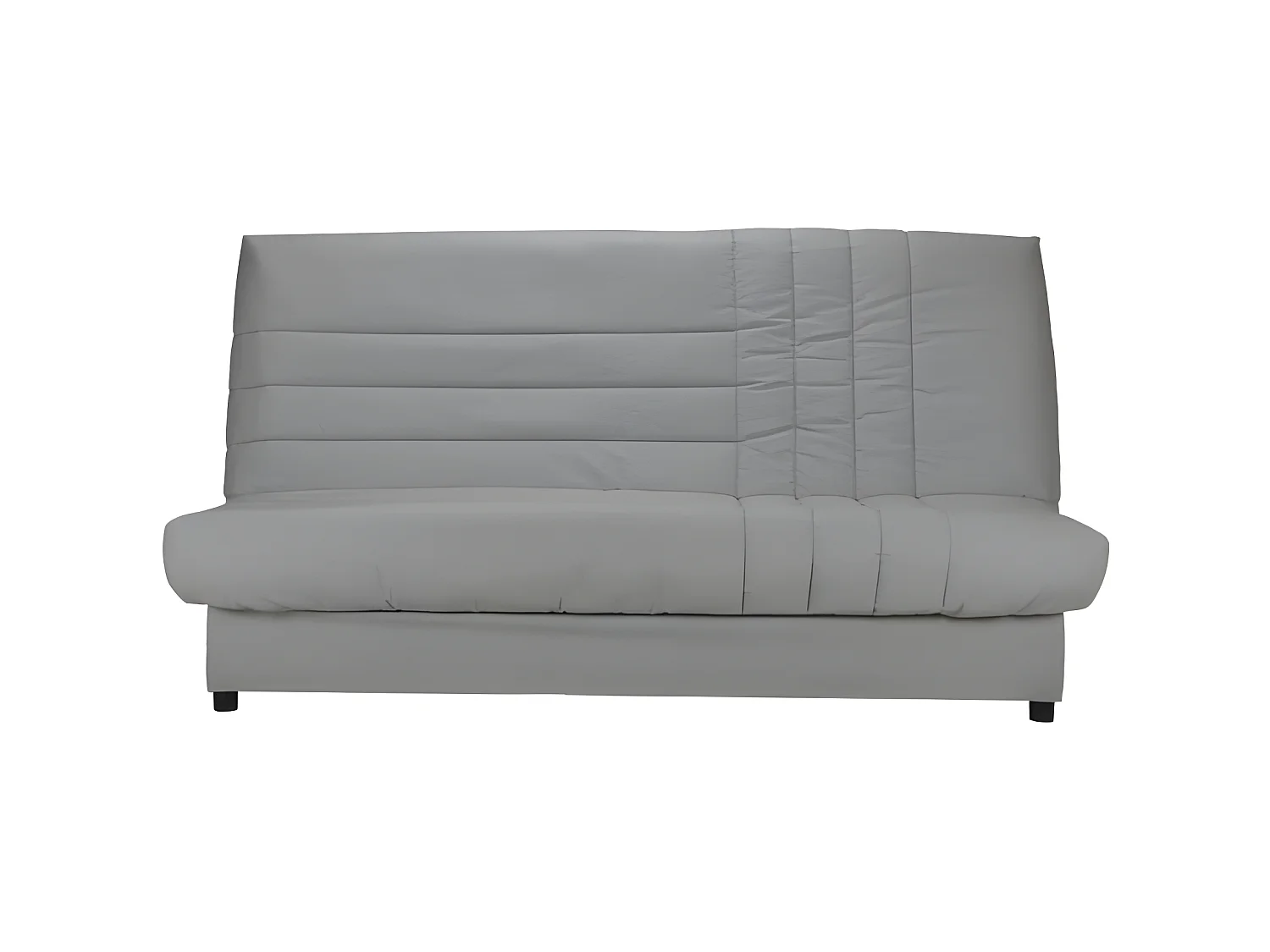BEIJA Banquette clic-clac 3 places - Comfort BULTEX - L 192 x P 95 cm - Tissu gris