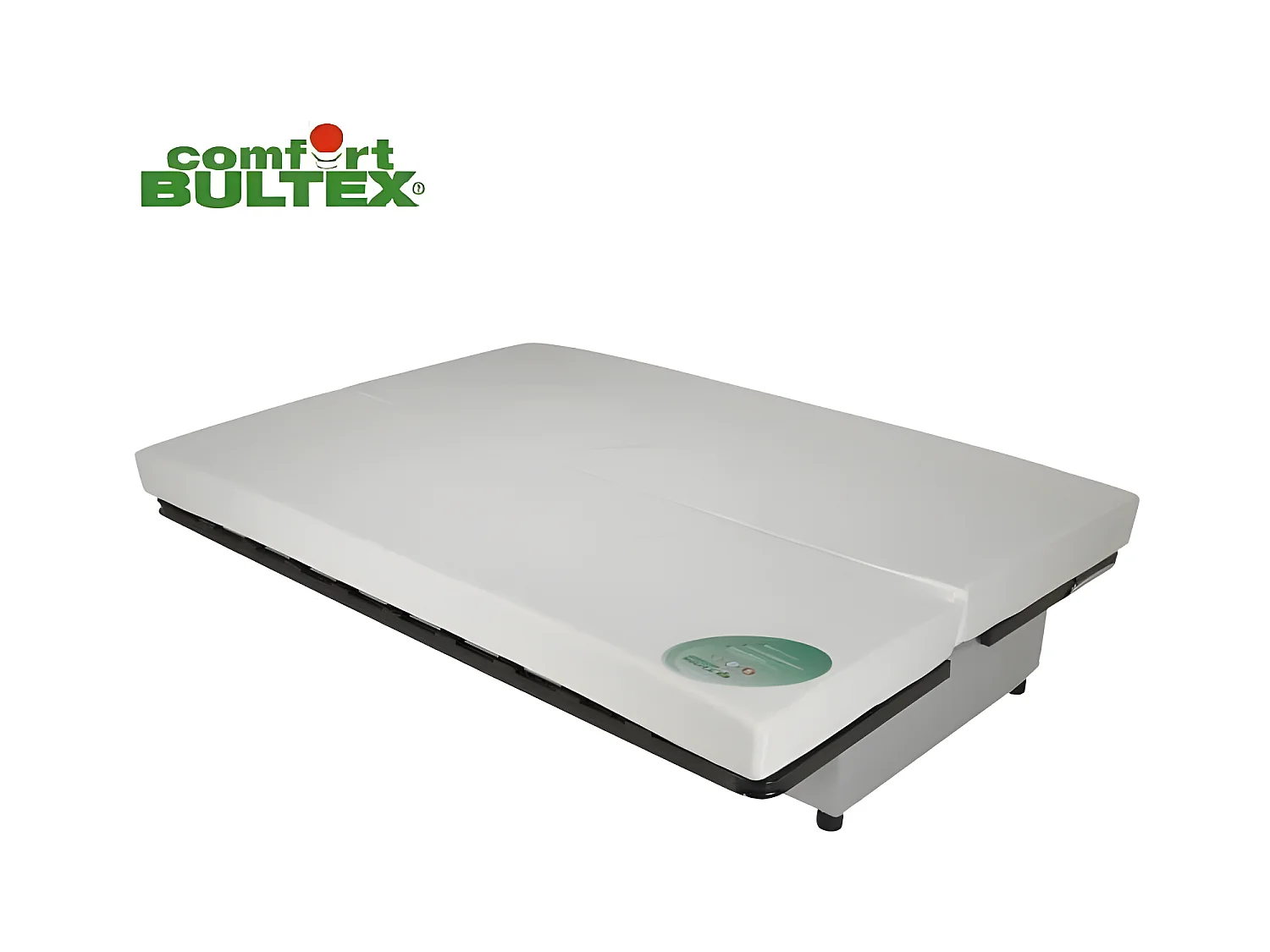 BEIJA Banquette clic-clac 3 places - Comfort BULTEX - L 192 x P 95 cm - Tissu gris