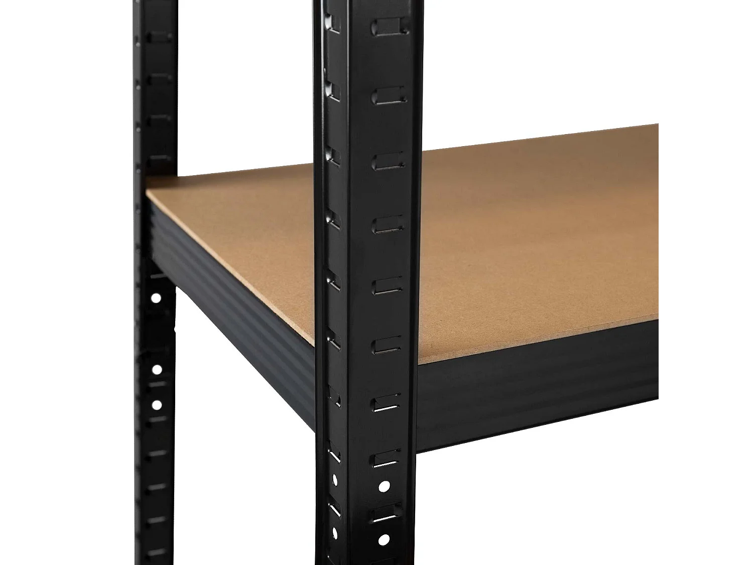 Pack 2 Estanterías Modulares Negras con 5 Baldas Ajustables 180x90x40cm 875Kg 7house