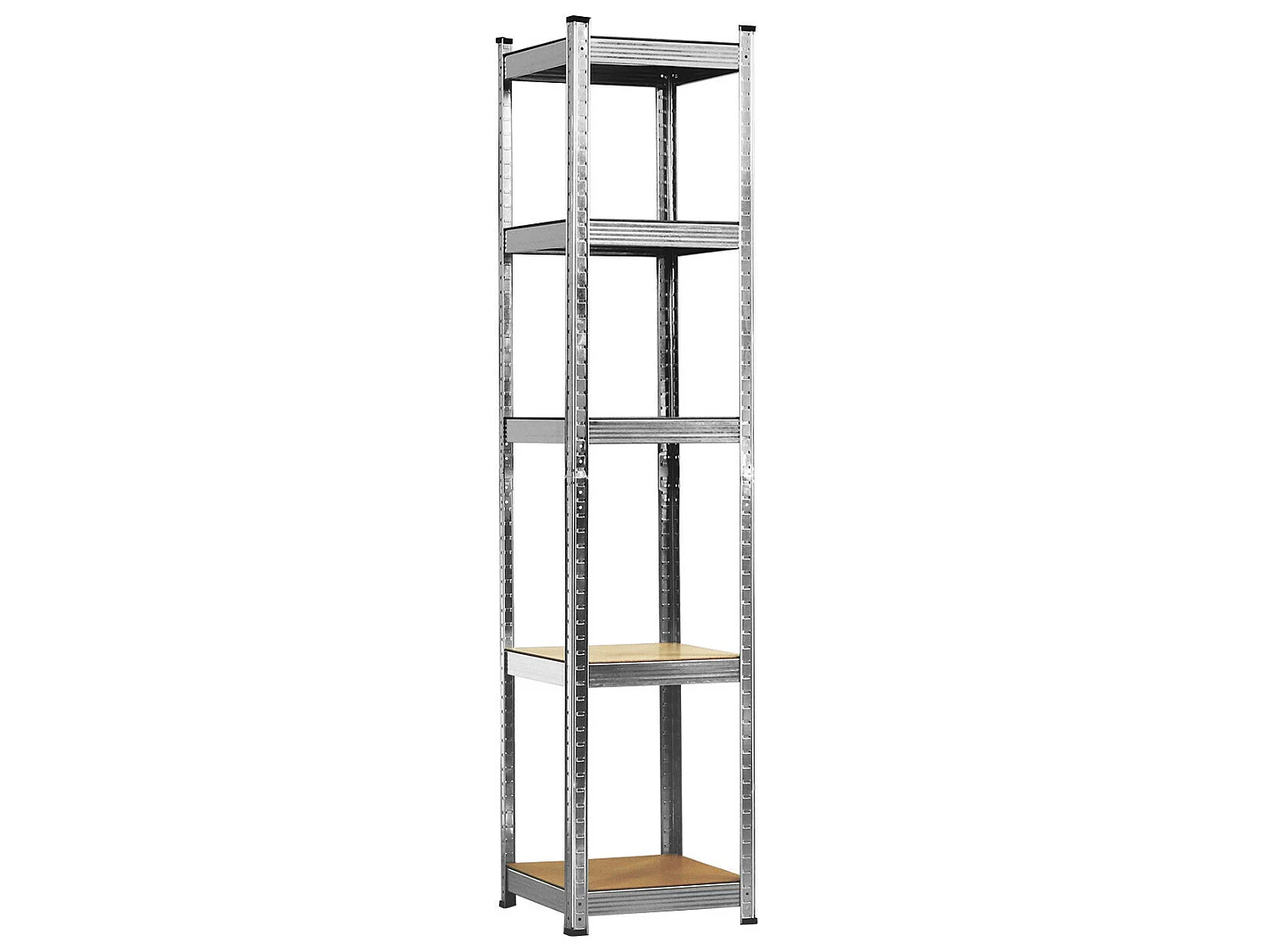 Bibliothèque modulaire avec 5 étagères réglables 180x40x40cm 175Kg 7house