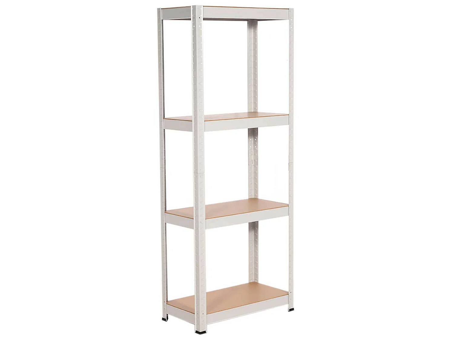 Pack 2 étagères métalliques avec 4 étagères réglables 148x60x30cm 240Kg 7house