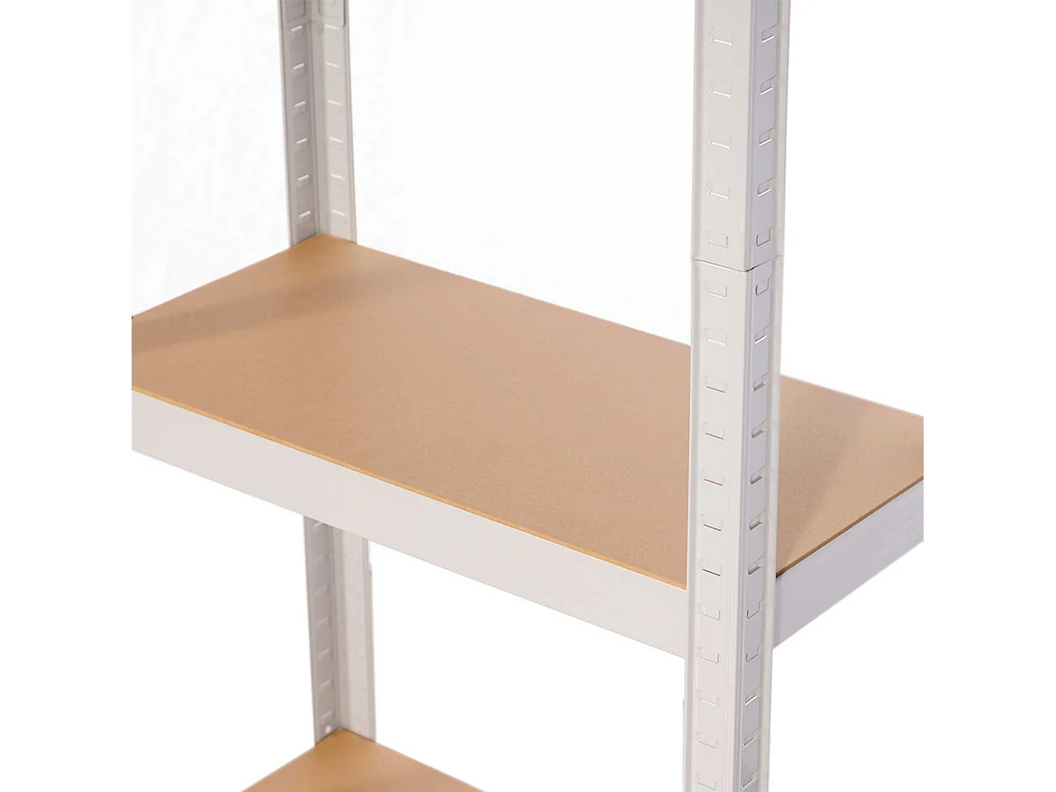 Pack 2 étagères métalliques avec 4 étagères réglables 148x60x30cm 240Kg 7house