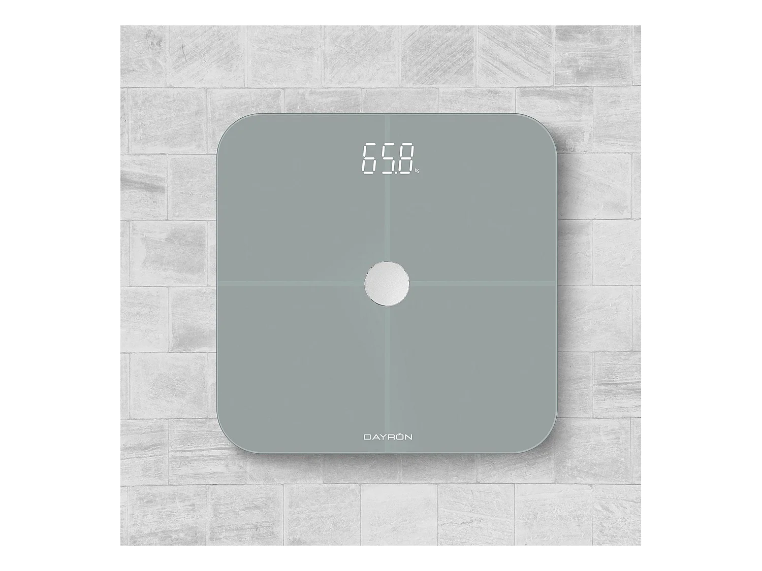 Pèse-personne intelligent Bluetooth avec APP jusqu'à 8 profils Health Dayron