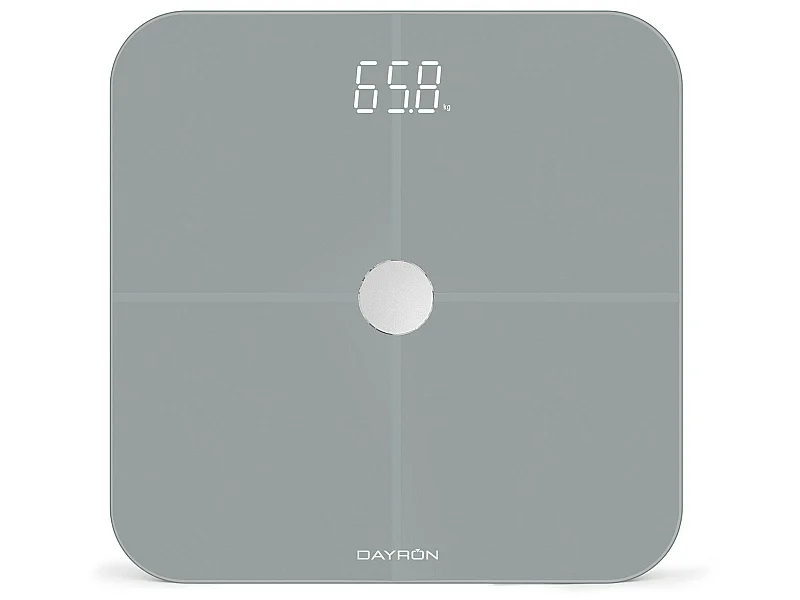 Báscula de Baño Inteligente Bluetooth con APP hasta 8 Perfiles Health Dayron