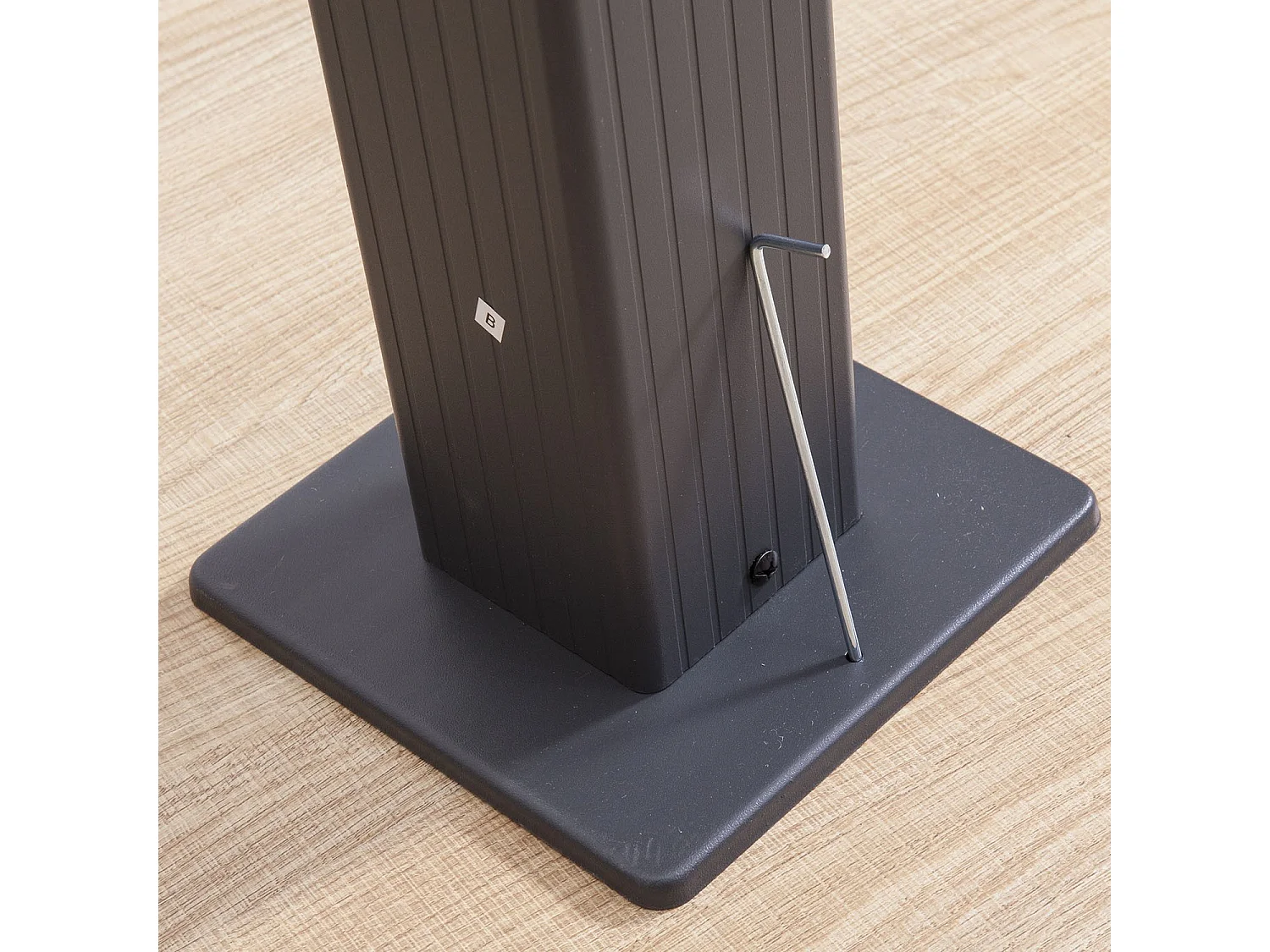 Tonnelle/Pergola aluminium 3x4m toile coulissante rétractable - Gris Taupe - HERO XL