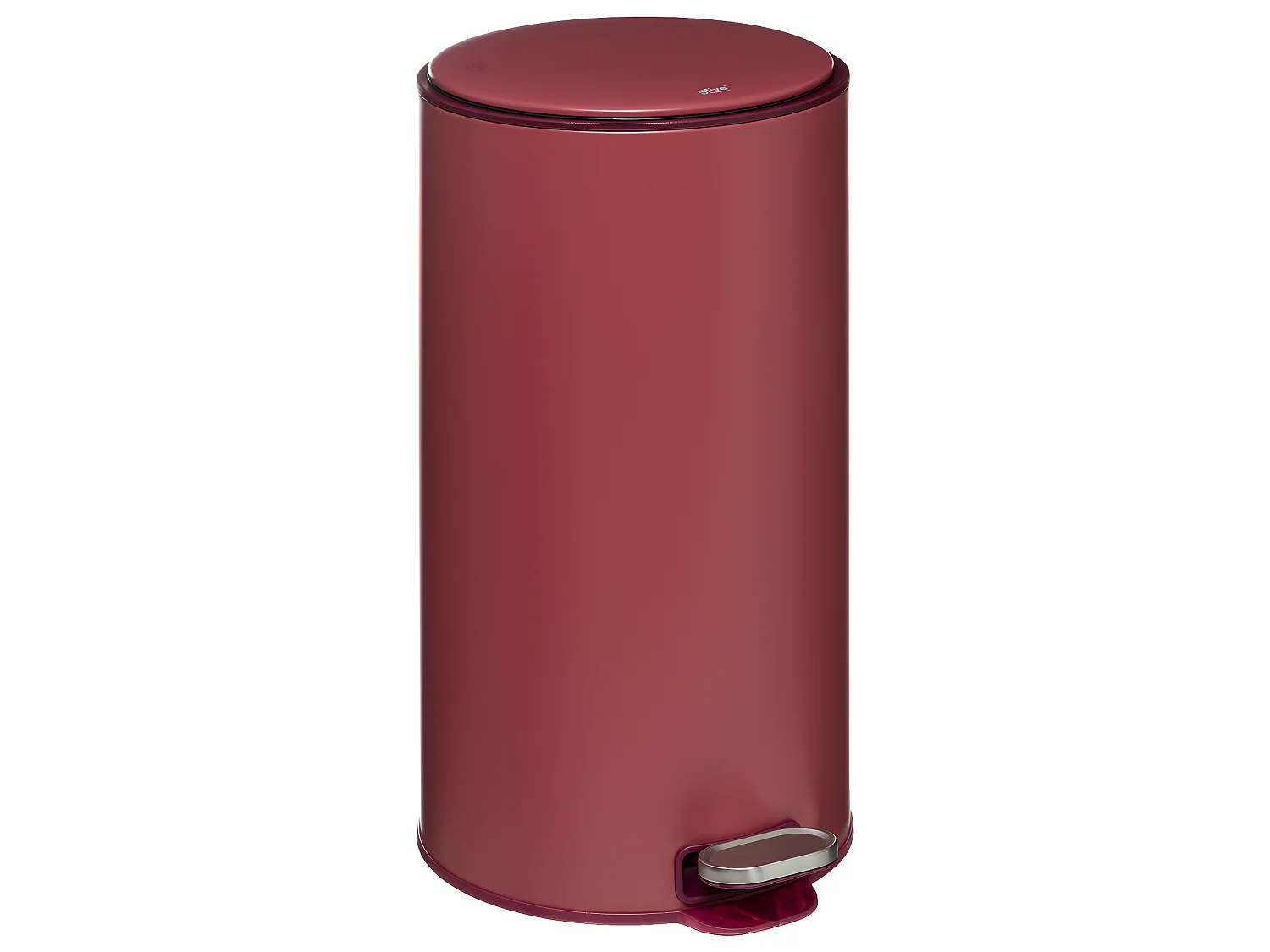 Poubelle ronde 30 Litres en Métal Rose nacarat