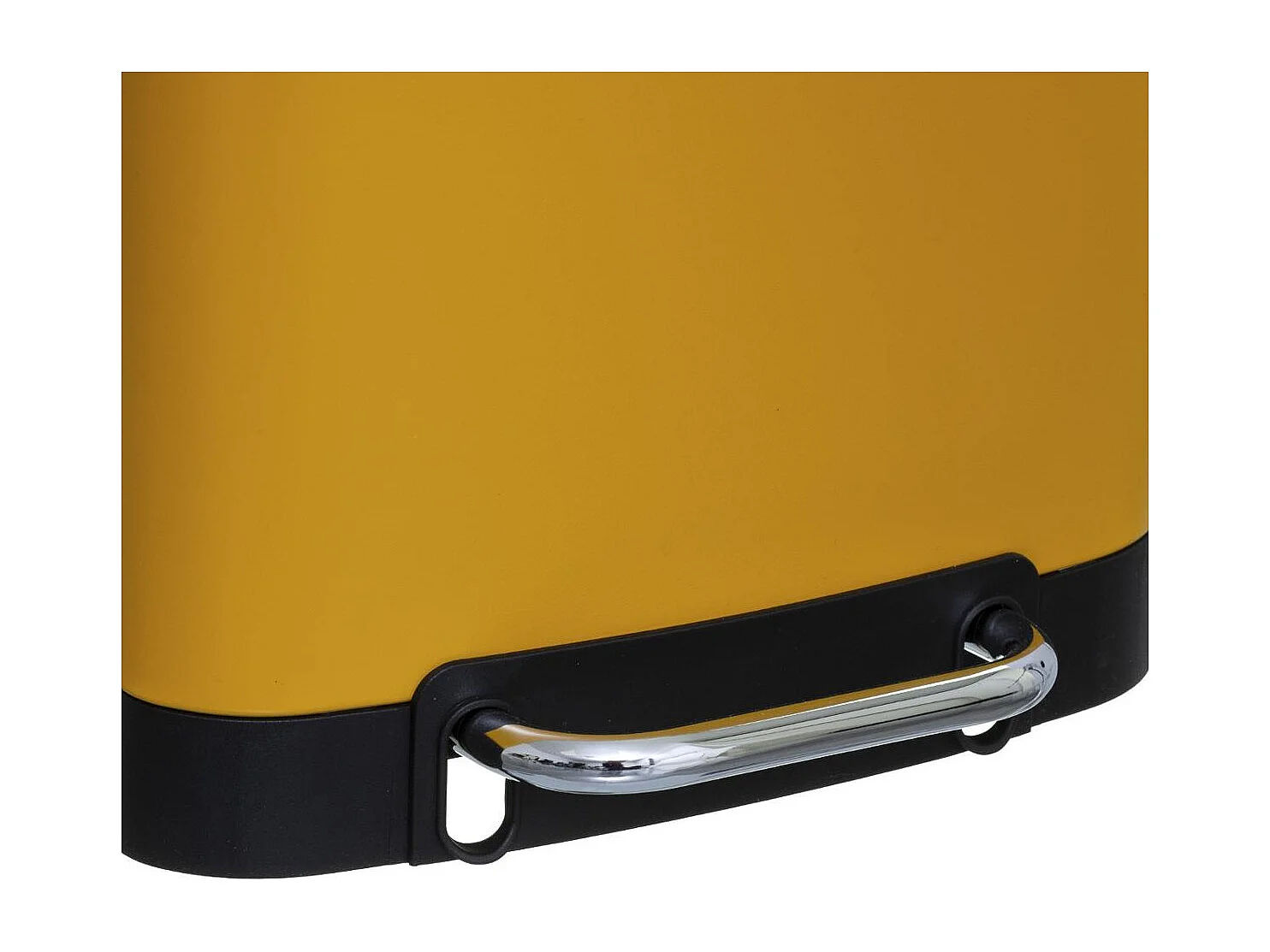 Poubelle 30 Litres en Métal Jaune ouverture à pédale