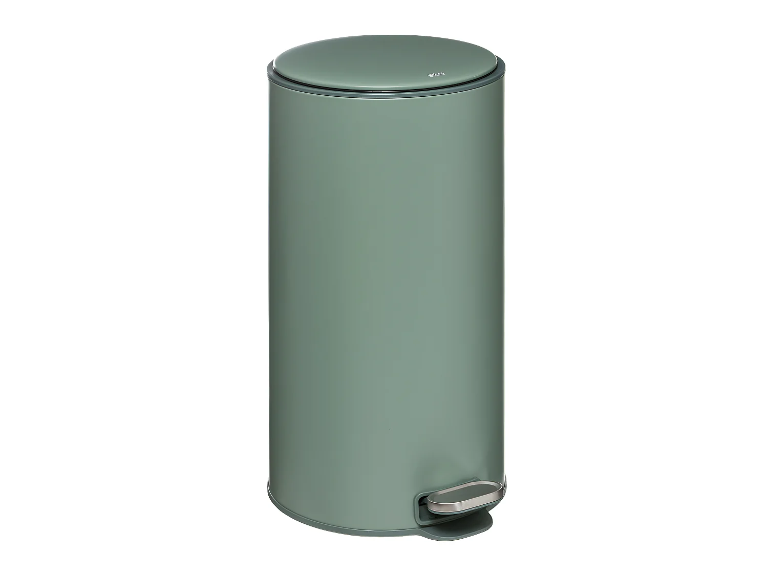 Poubelle ronde 30 Litres en Métal Vert