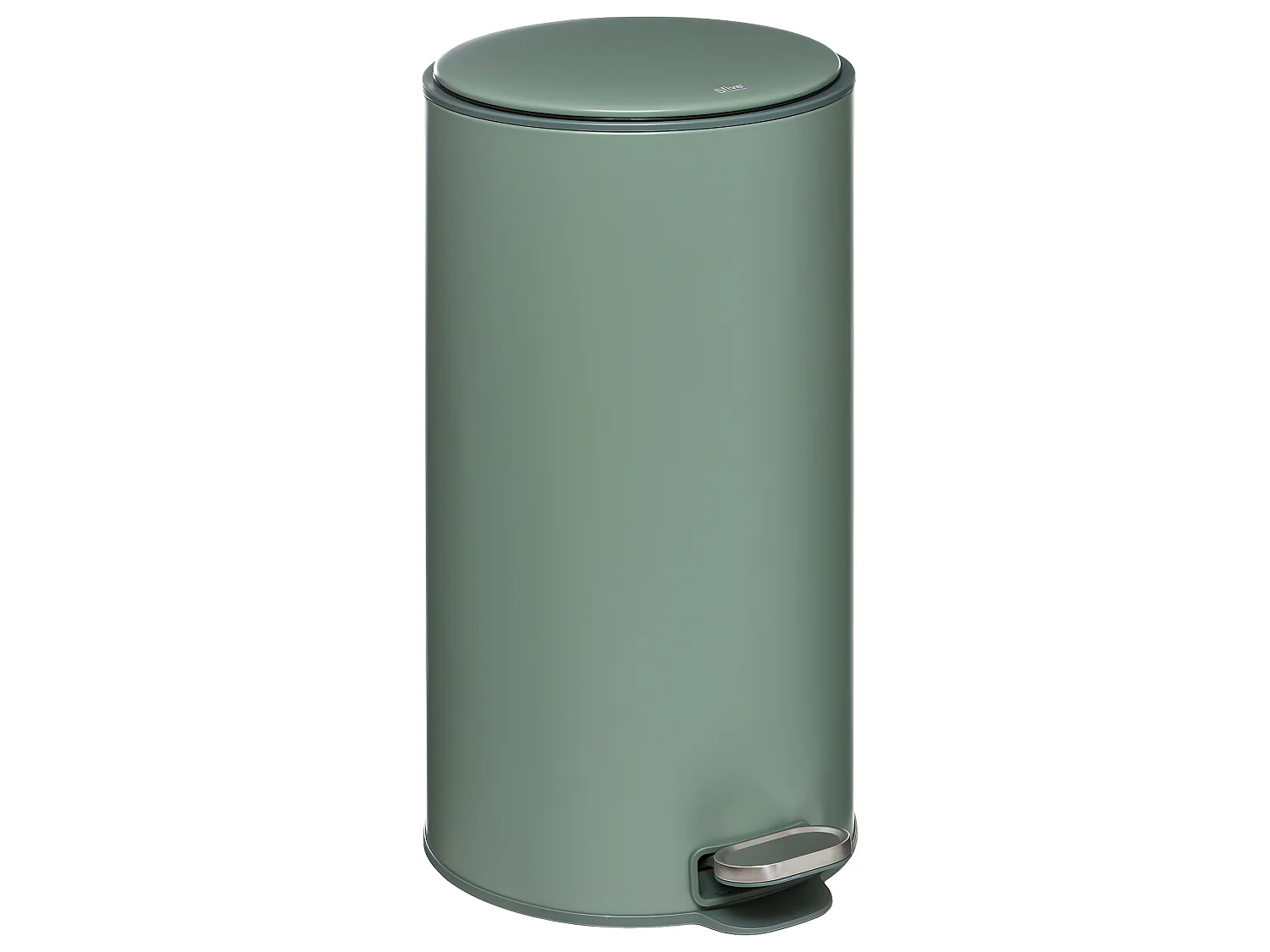 Poubelle ronde 30 Litres en Métal Vert