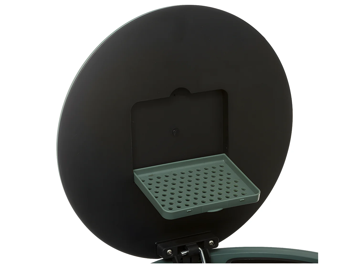 Poubelle ronde 30 Litres en Métal Vert