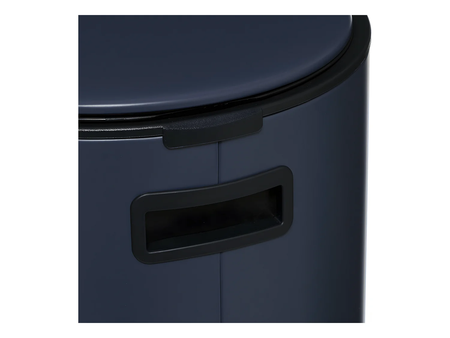 Poubelle ronde 30 Litres en Métal  Bleu Foncé