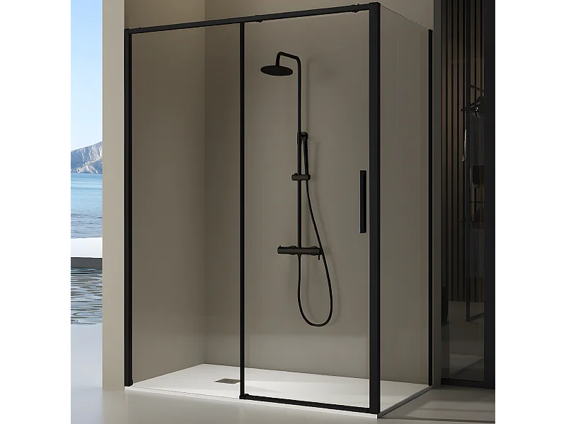 Lateral fijo 76.5-79 cm para DELTA Negro