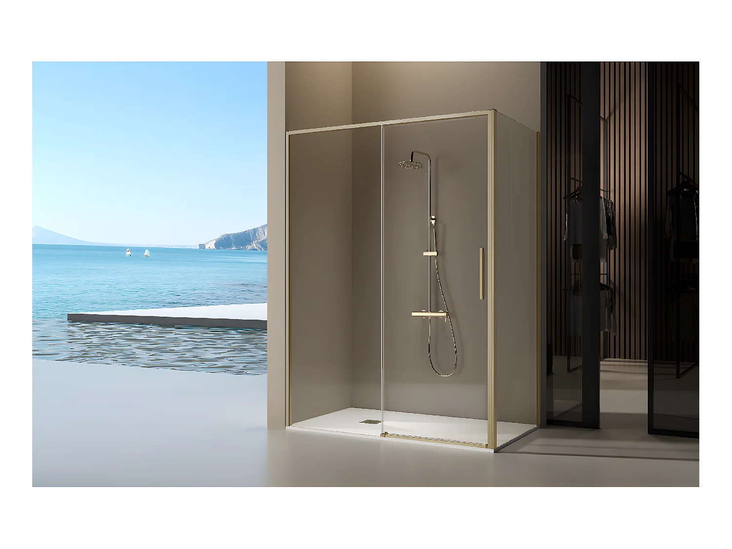 Lateral fijo 76.5-79 cm para DELTA Dorado