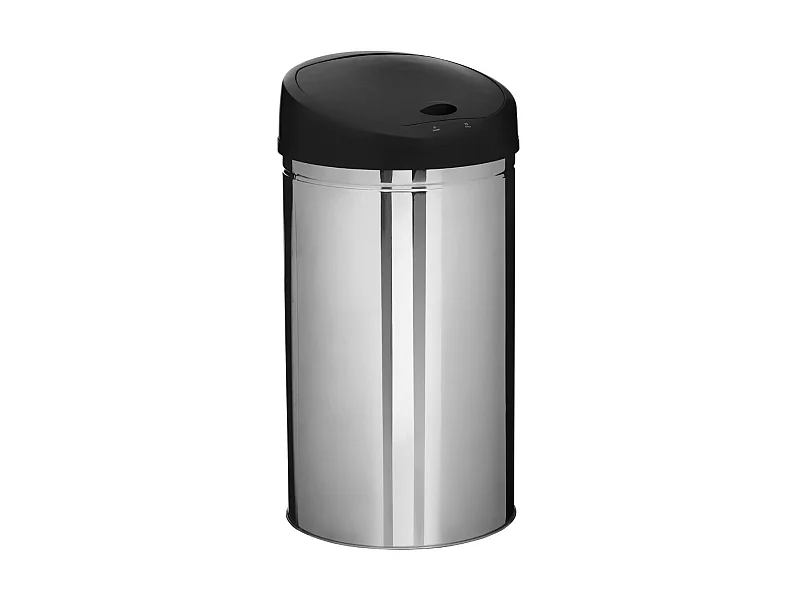 Poubelle ronde en Inox  42 litres Sensor ouverture et fermeture automatique