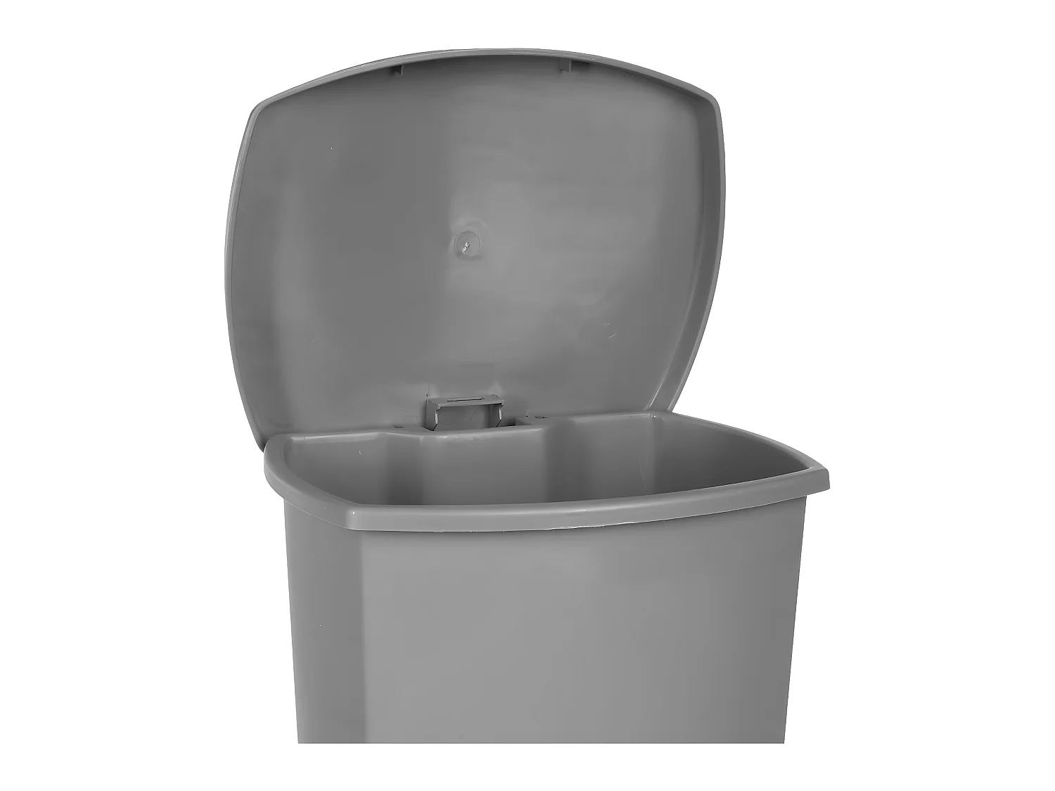 Poubelle à pédale Gris Clair 42 Litres