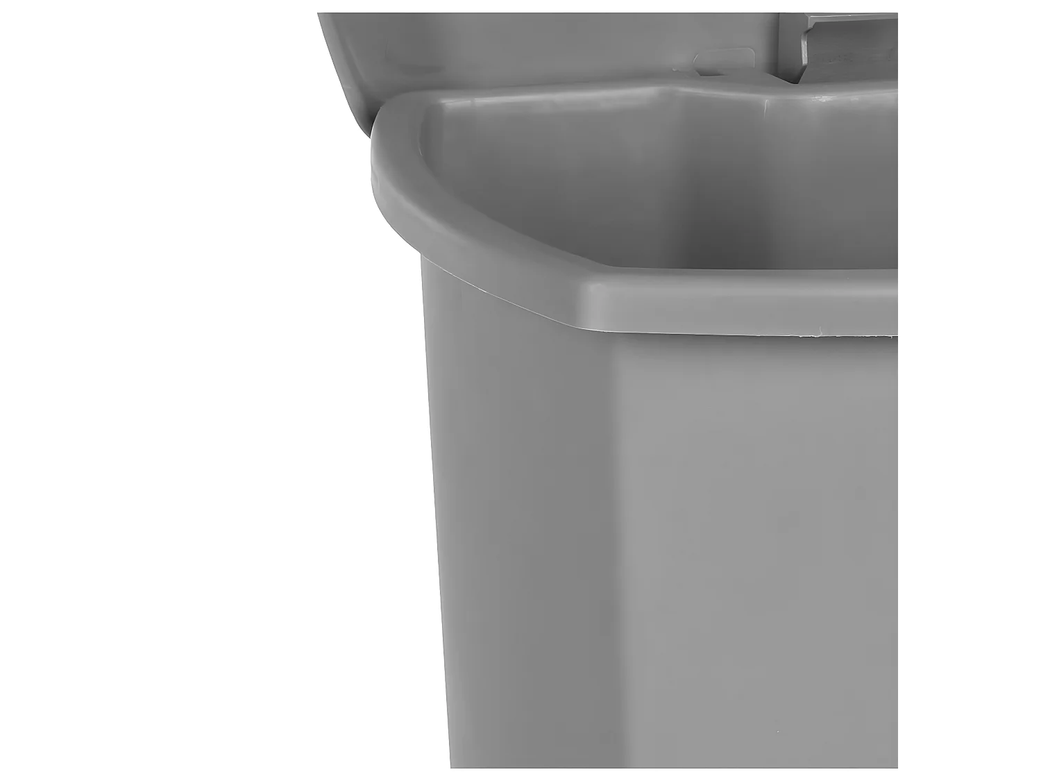 Poubelle à pédale Gris Clair 42 Litres