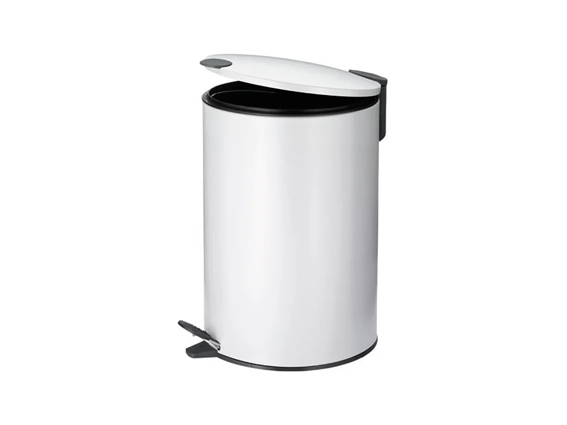 Poubelle Mats blanc 12L