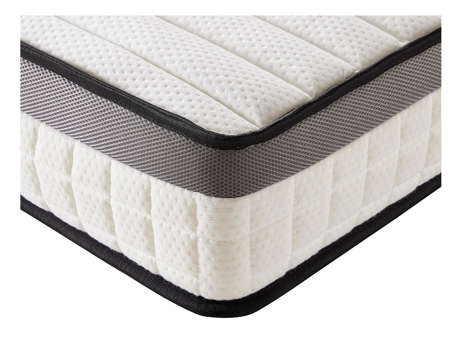Matelas 90 x 200 cm mousse mémoire de forme ép.19cm - ORTHOMEMORY II de DREAMEA