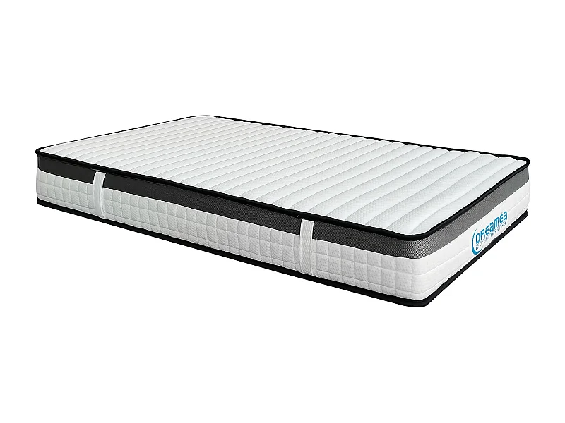 Matelas 90 x 200 cm mousse mémoire de forme ép.19cm - ORTHOMEMORY II de DREAMEA