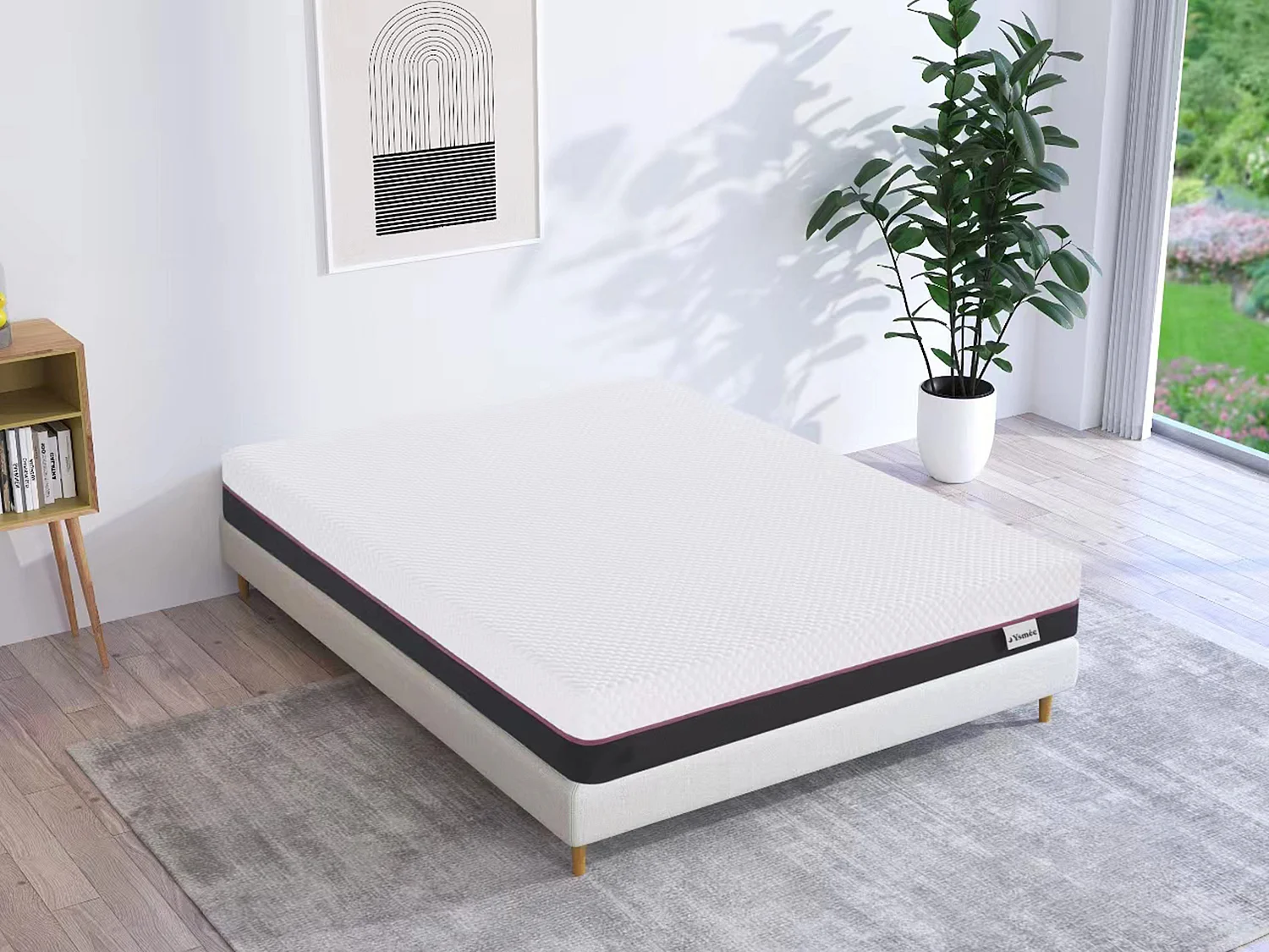 Matelas 120 x 190 cm mousse à mémoire de forme ép.18cm - RYZE de YSMÉE