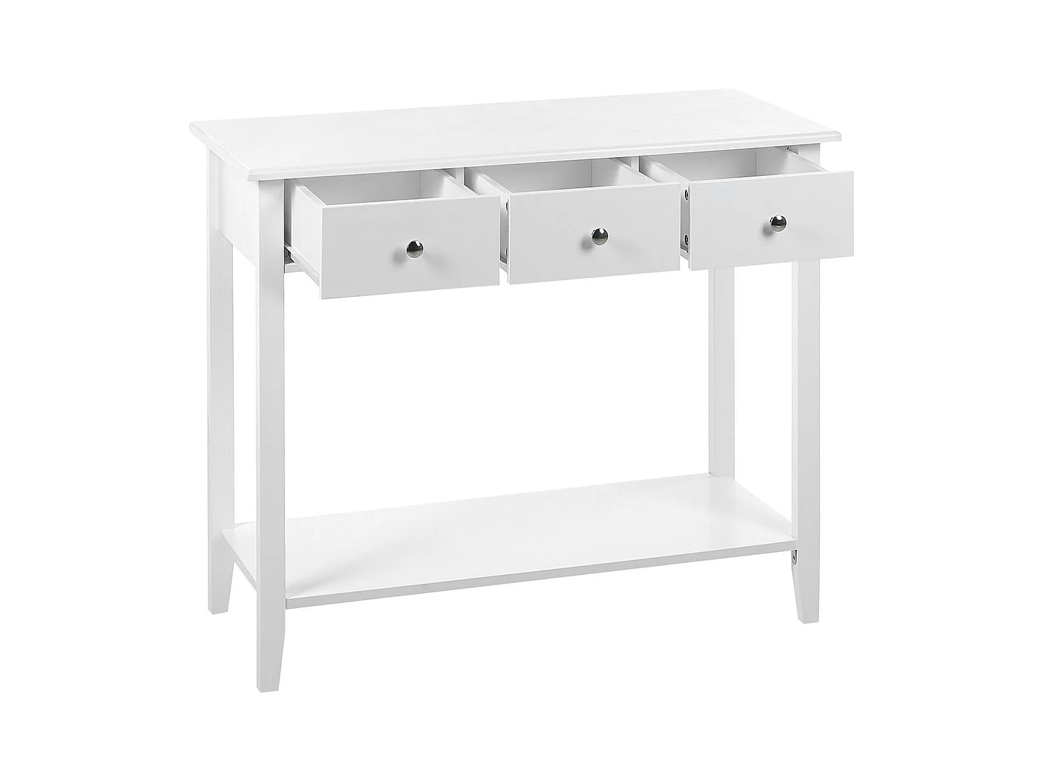 Tavolino consolle GALVA Bianco