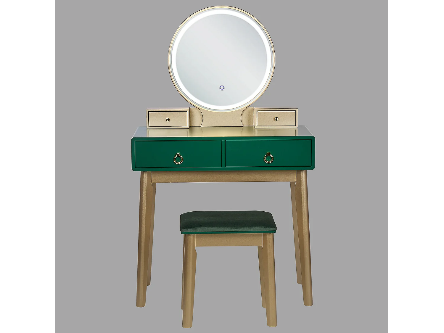 Kaptafel FEDRY LED Smaragdgroen