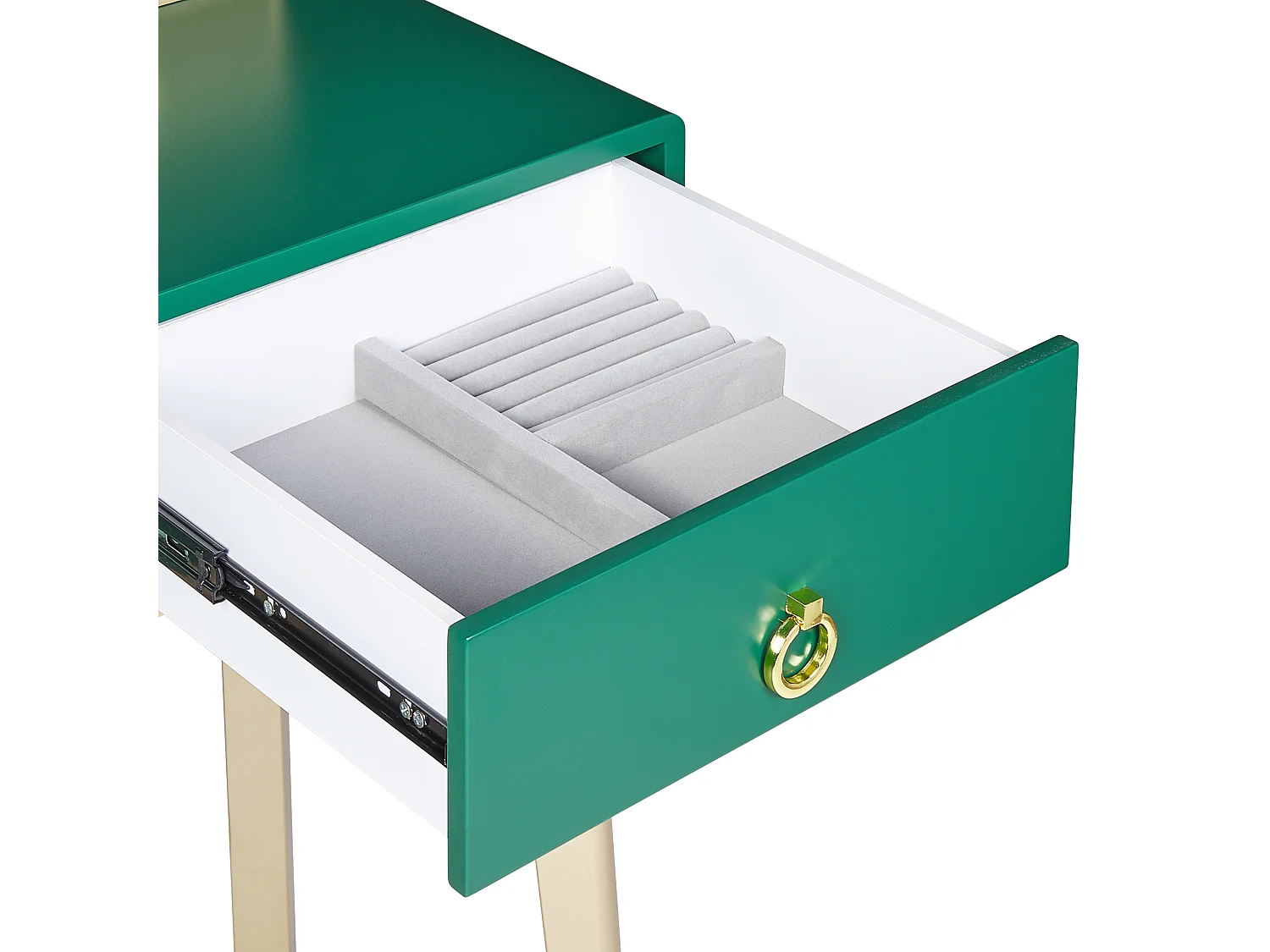 Kaptafel FEDRY LED Smaragdgroen