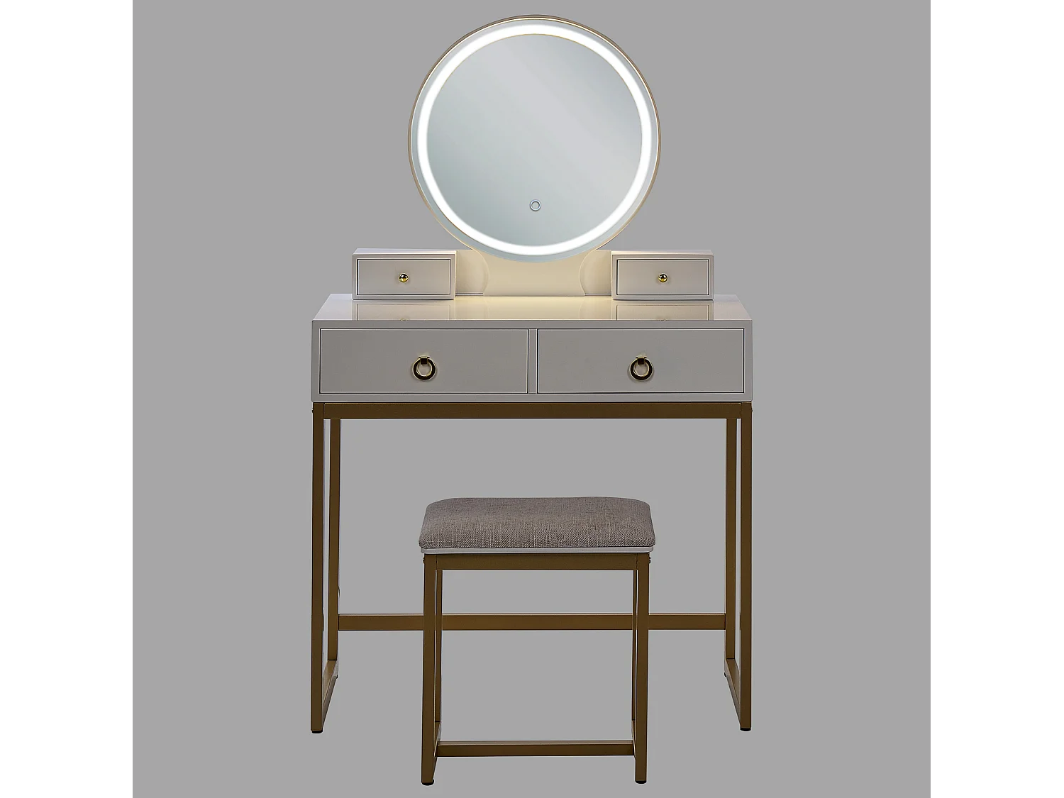 Toucador AUXON LED Branco