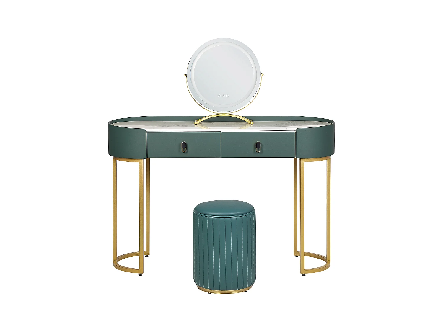 Kaptafel VINAX LED Donkergroen