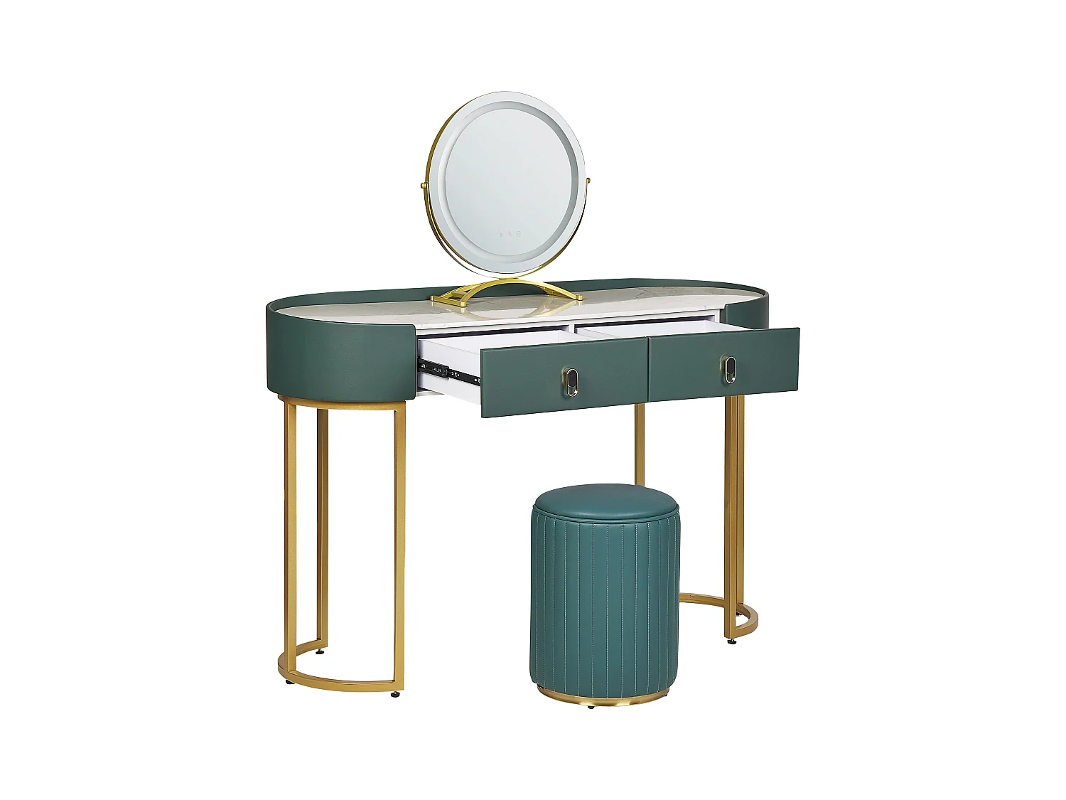 Kaptafel VINAX LED Donkergroen