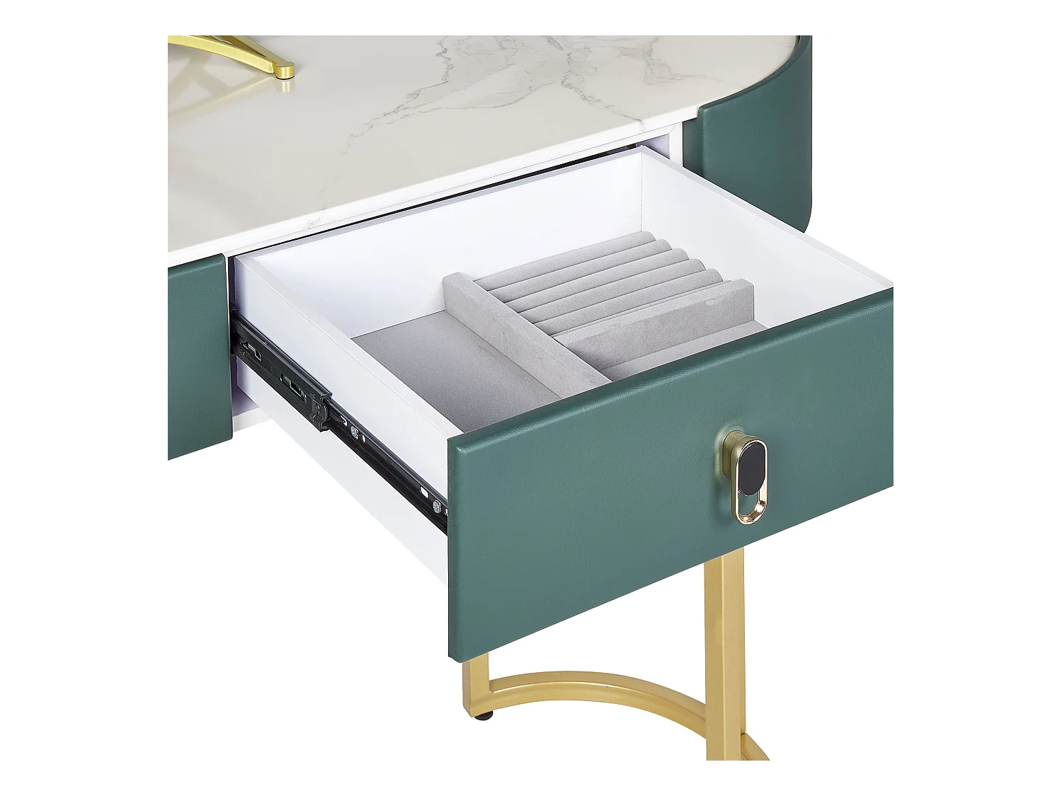 Kaptafel VINAX LED Donkergroen