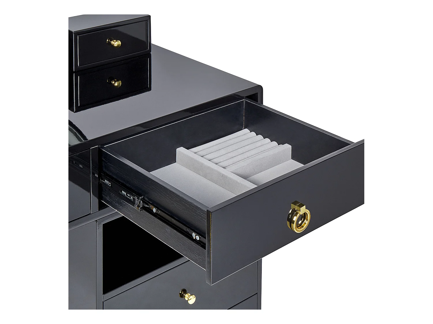 Kaptafel YVES LED Zwart