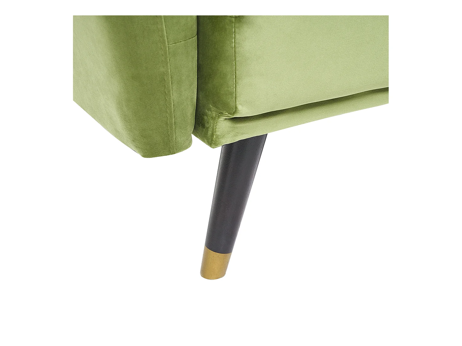 Driezitsbank fluweel olijfgroen VIMMERBY