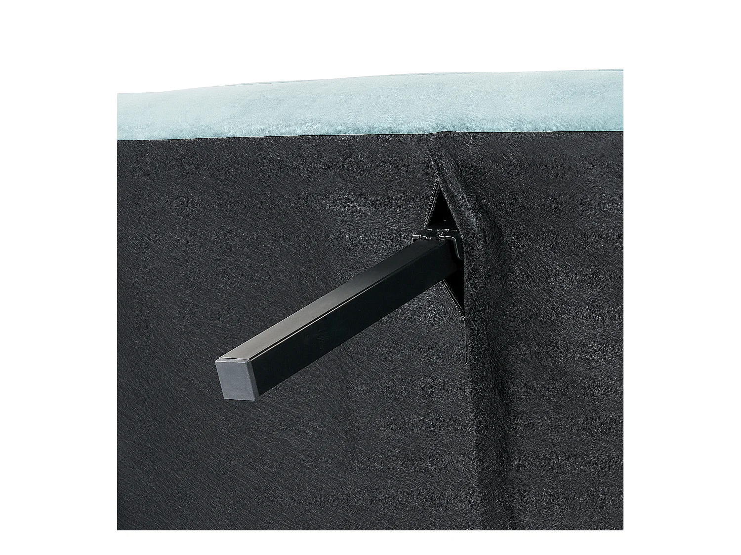 Canapé-lit 3 places VIMMERBY Velours Bleu clair